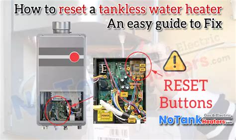 rheem water heater reset button